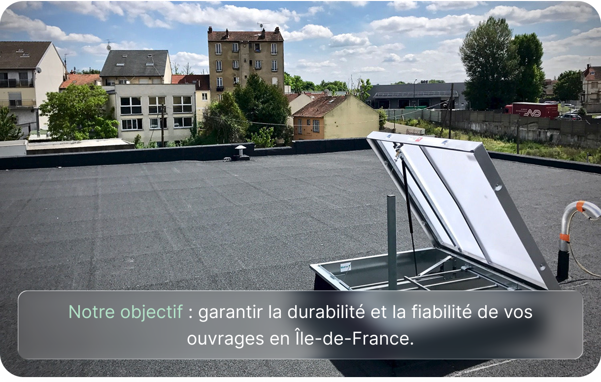 Notre objectif : garantir la durabilité et la fiabilité de vos ouvrages en Île-de-France.